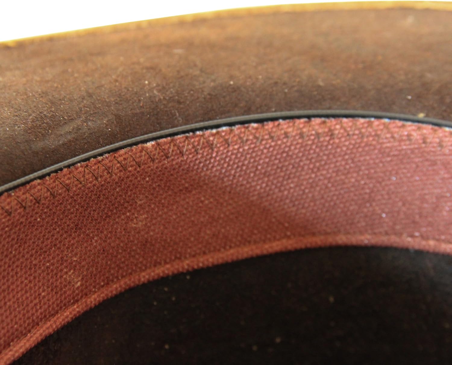 Borges & Scott Premium Leather Fedora - Wide Brim Hat Leather - Water Resistant - Image 8