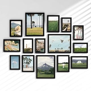15 Pack Picture Frames Collage Wall Decor, Gallery Frame Set for Wall Mo...