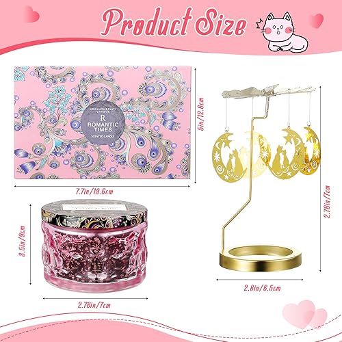 Miniatura 2 de Qunclay Regalo de Navidad para mamá, madre, velas perfumadas, regalo para mujeres, divertidos regalos románticos de cumpleaños, velas giratorias con