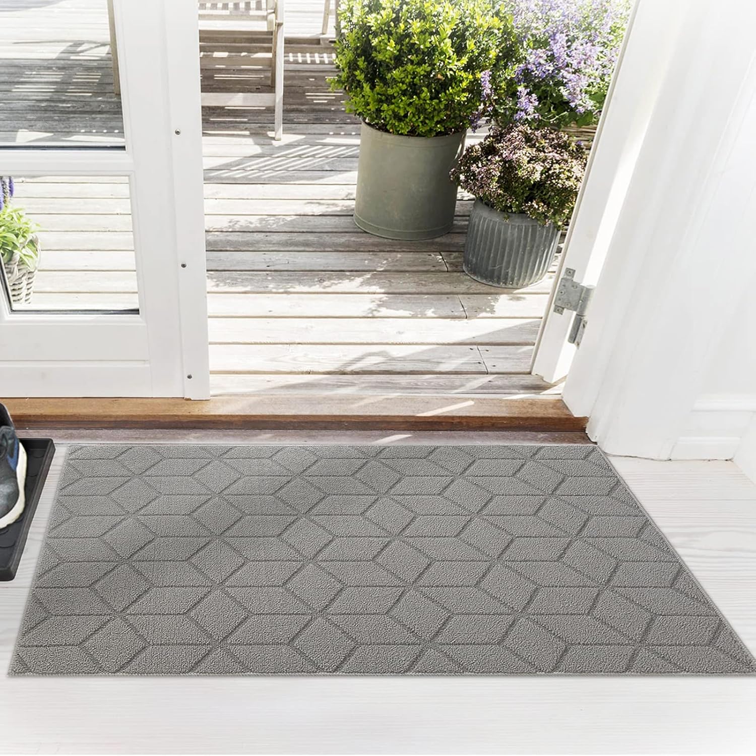 Door Mat 50 x 80 cm, Doormat Indoor Non Slip, Front Door Mat Dirt
