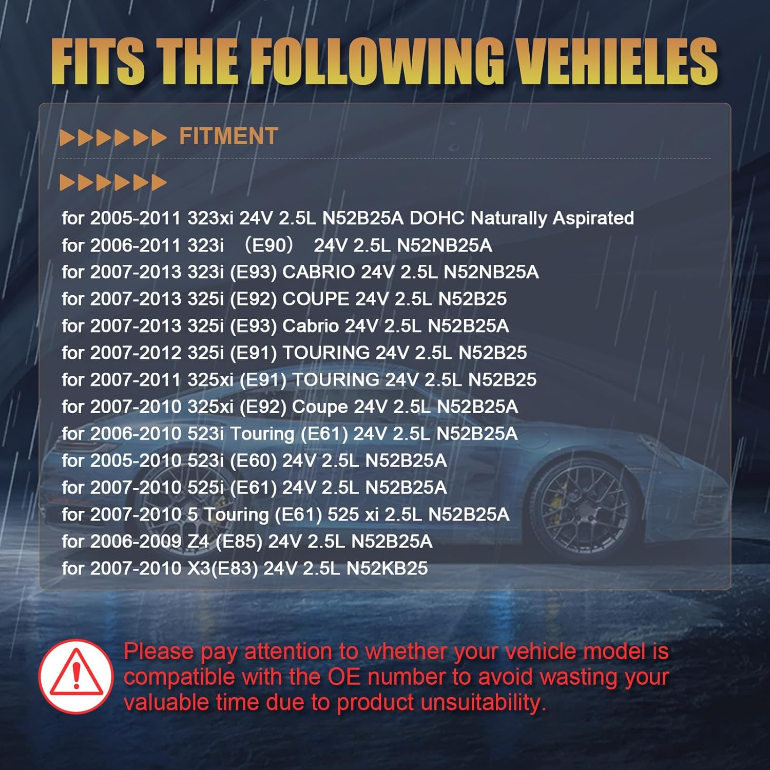 N52 Engine Cylinder Head Gasket Set Fits for BMW 323xi 325i 523i 525i X3 E91 2.5L L6 N52B25 Cylinder Head Gasket Set Replace OE 11127582245 11117587168