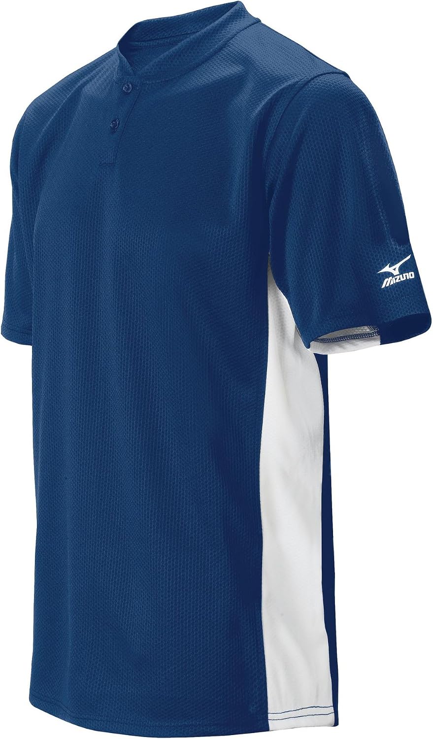 Mizuno Boys' 2 Button Short Sleeve Baseball Jersey