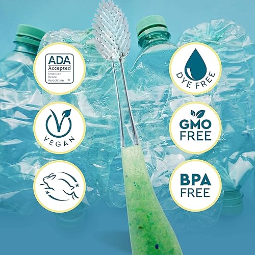 Miniatura 7 de RADIUS Fuente de hilo dental sin BPA y aceptado por la ADA, mejora la salud de las encías y reduce los problemas, suave, Soda Pop Eco-Grind