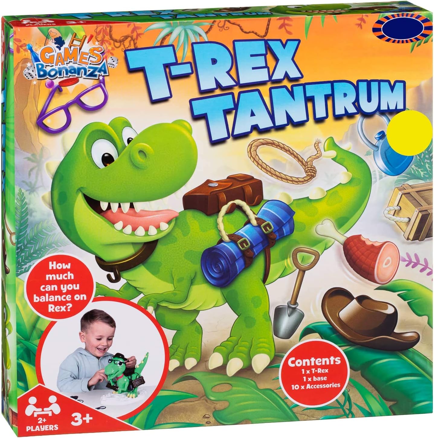 NinetyOne T-Rex Tantrum Children's Balancing Game Dinosaur 2+ Players Similar to Buckaroo
