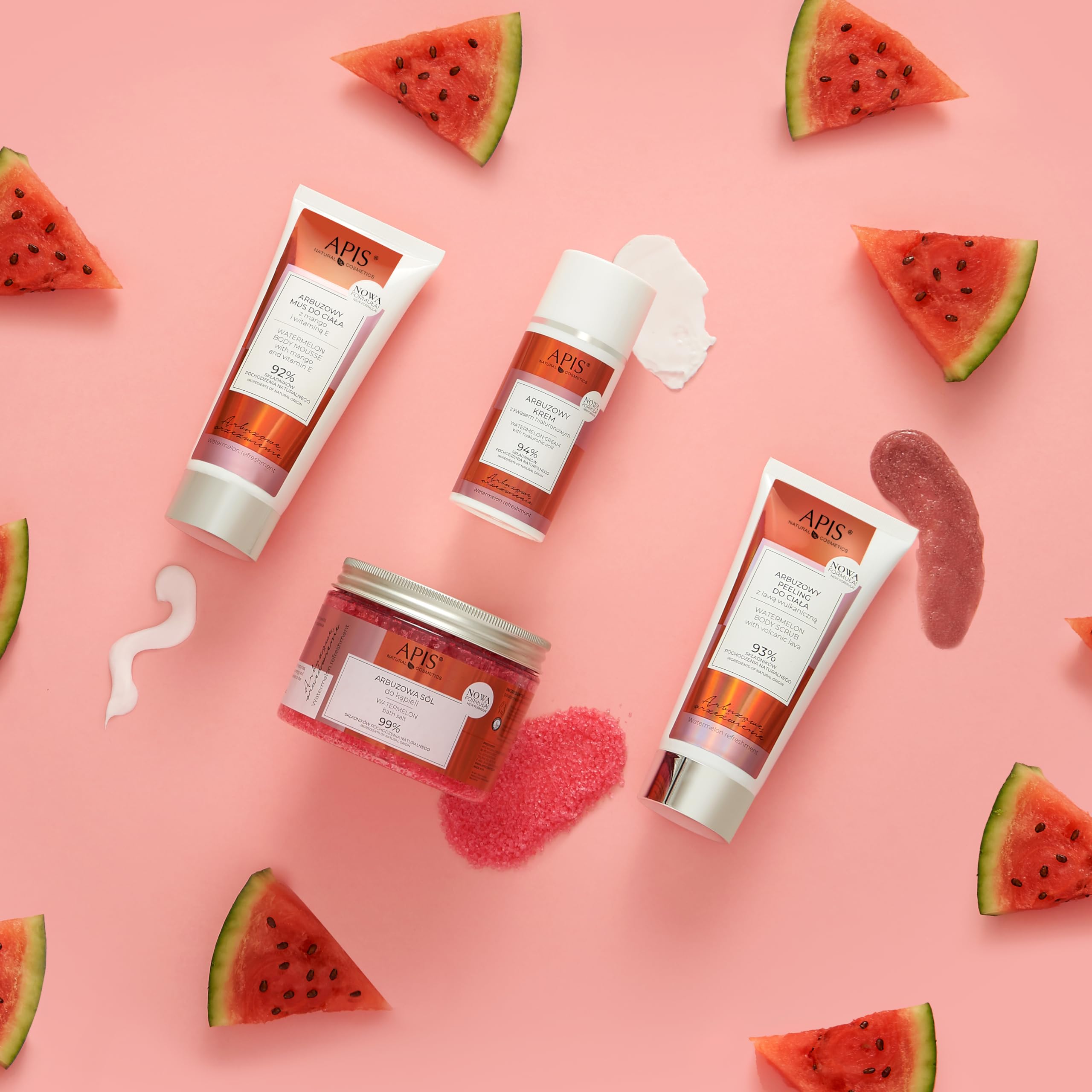 APIS Arbuzowy peeling do ciała z lawą wulkaniczną