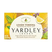 Vista 1 de Yardley London Lemon Verbena Naturally Moisturizing Bath Bar, 4 ounce