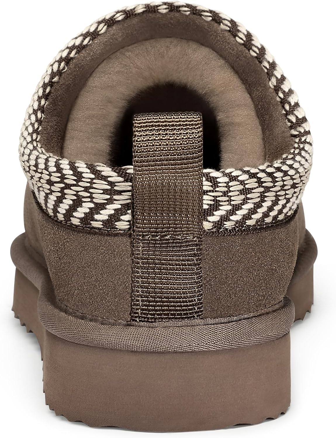 Litfun Genuine Suede Slippers for Women Fuzzy Memory Foam House Shoes Winter Warm Mini Boots Indoor and Outdoor - Image 4