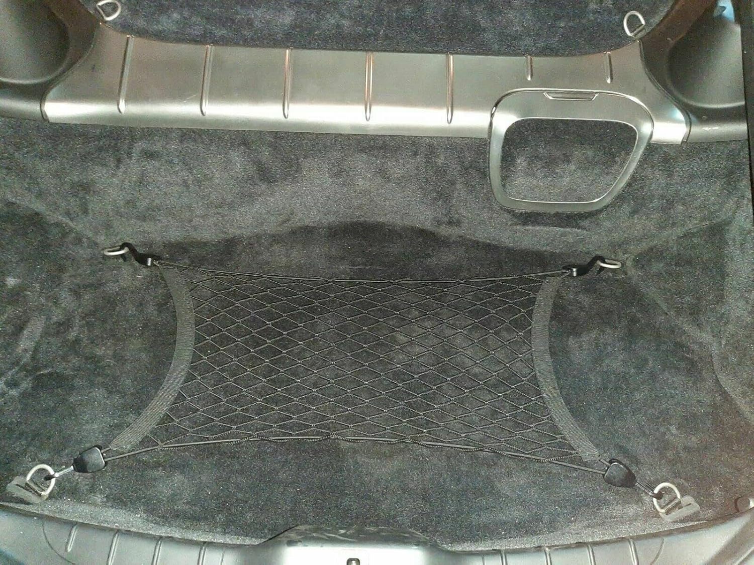 Trunk Organizer Cargo Net for Porsche Cayman 2006–2023 – Floor Style Cargo Net for Coupe - Premium Mesh Car Trunk Organizer Vehicle Carrier Storage – Compatible with Cayman