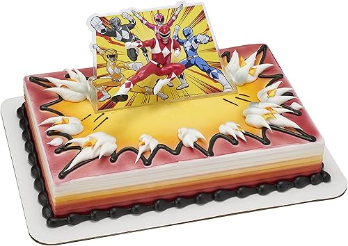 Miniatura 5 de Decopac Power Rangers It's Morphin Time DecoSet - Decoración para tartas, 3 pulgadas