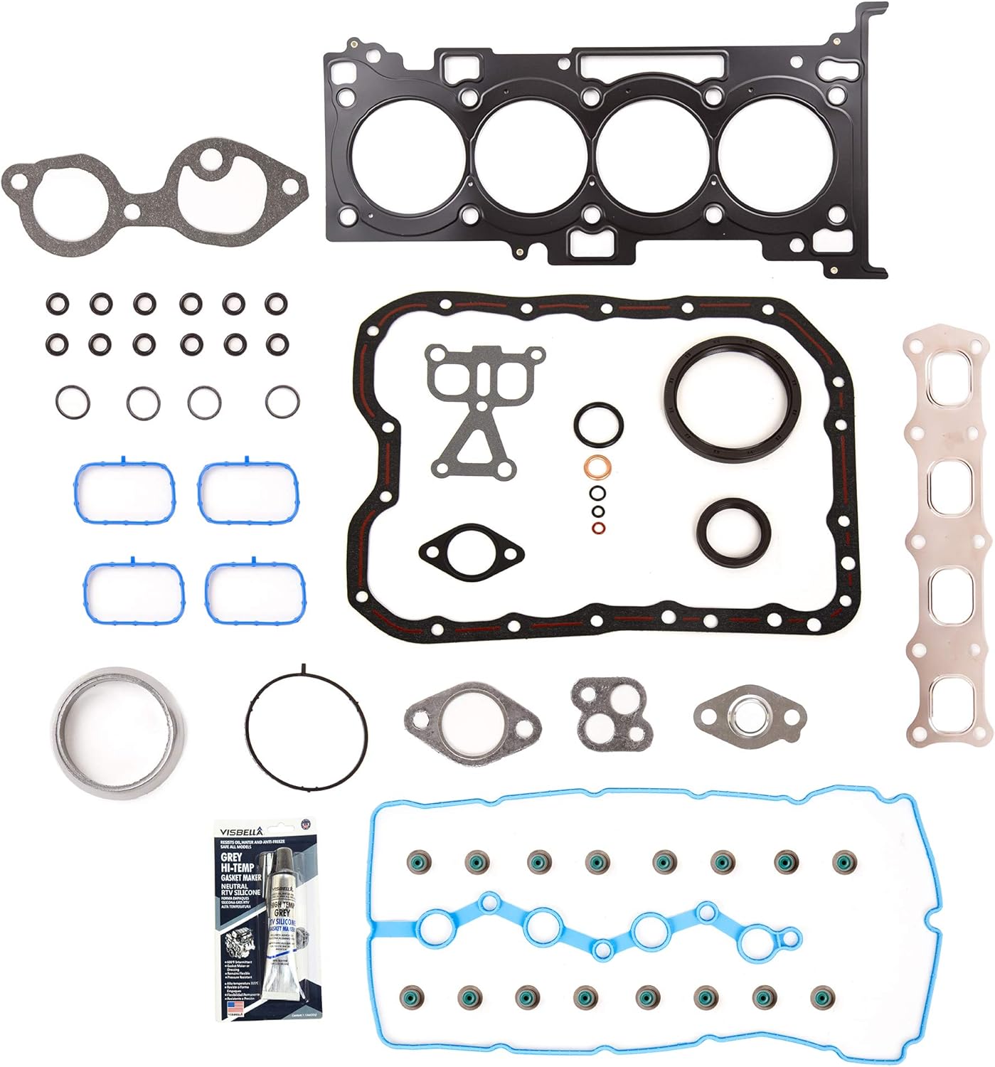 MA-9761295652 Full Gasket Set Compatible With/For 09-13 Mitsubishi Lancer Outlander 2.4L DOHC 16V 4B12