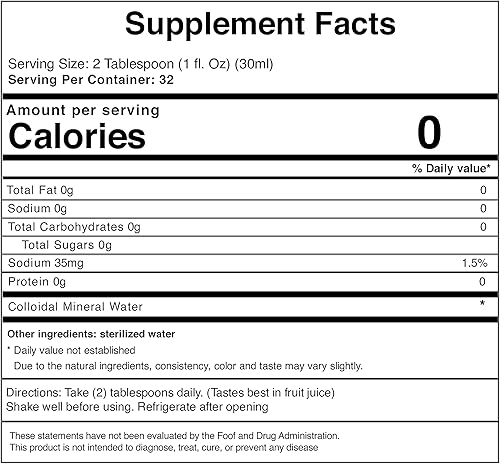 Miniatura 6 de T.J. Clark Fórmula mineral coloidal legendaria, 32 onzas líquidas (paquete de 3) por T.J. Clark