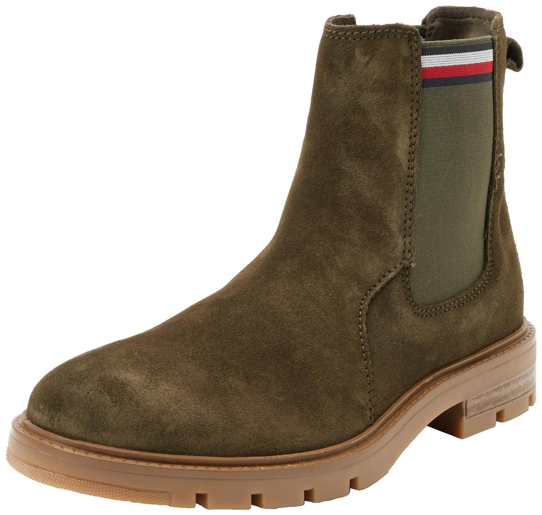 Tommy Hilfiger Herren Corpoarte Hilfiger Suede Chelsea Outdoor-Stiefel