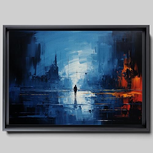 Rothko's Azure Symphony, Mark Rothko Blue Canvas Printing, Abstract Art Poster, Captivating Mark Rothko Blue Wall Art Reproduction, Decor Canvas,