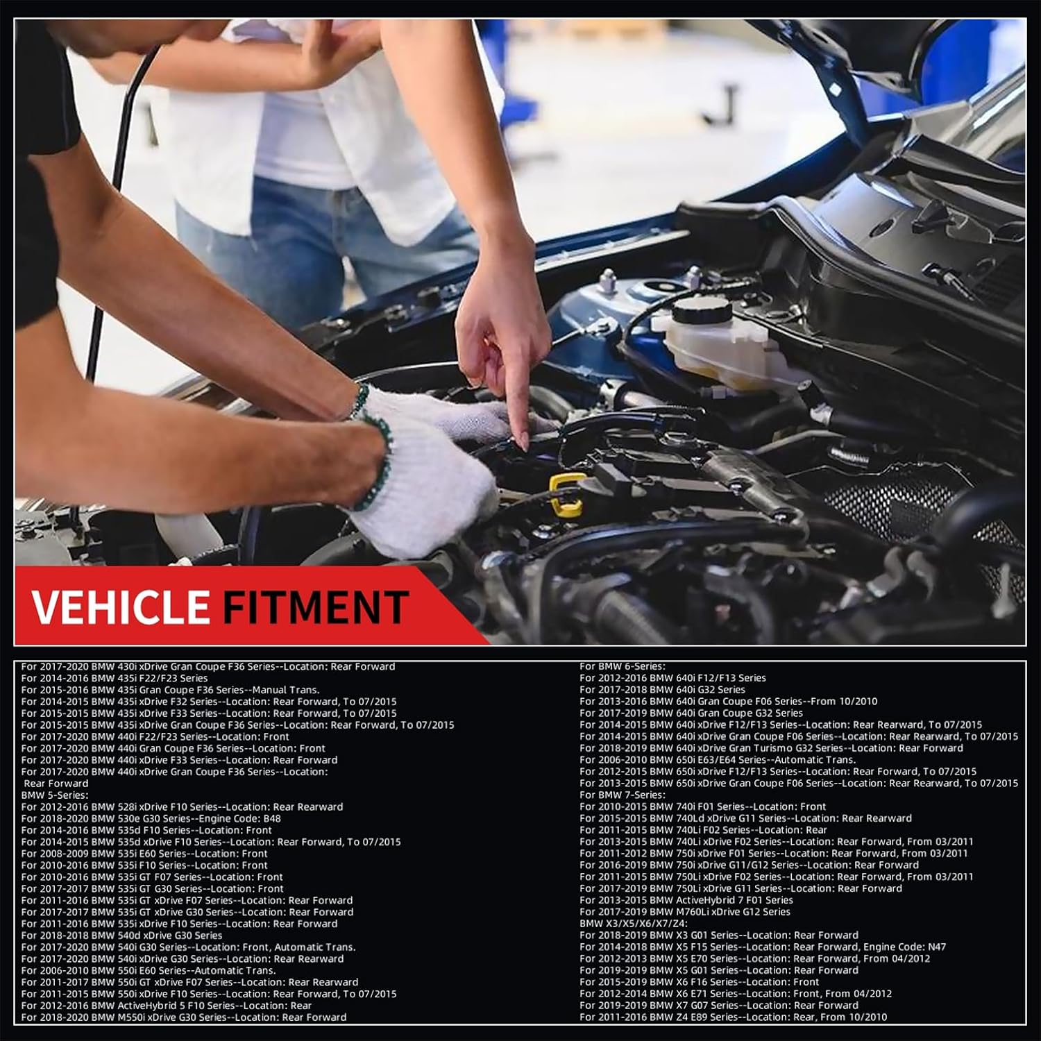 Drive Shaft Coupler Flex Joint Propshaft Coupling Compatible with BMW 135i 228i 230i 320i 328i 330i 335i 340i 428i 430i 435i 440i 528i 535i 540i 550i M550i 640i 650i 740i 750i X3 X5 X6 X7 Z4
