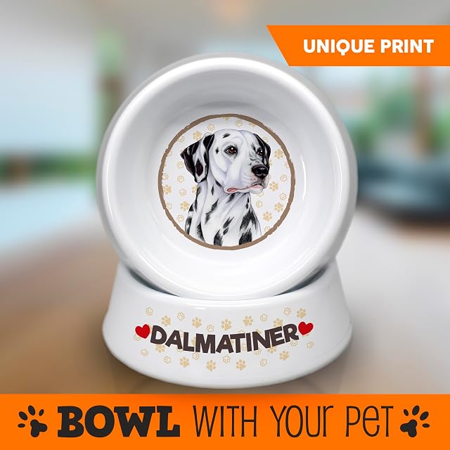 Foto 7 de 8 de Dálmata - Cuenco para perros ABS de 21 cm de diámetro, antideslizante, cuenco para beber, cuenco, cuenco…