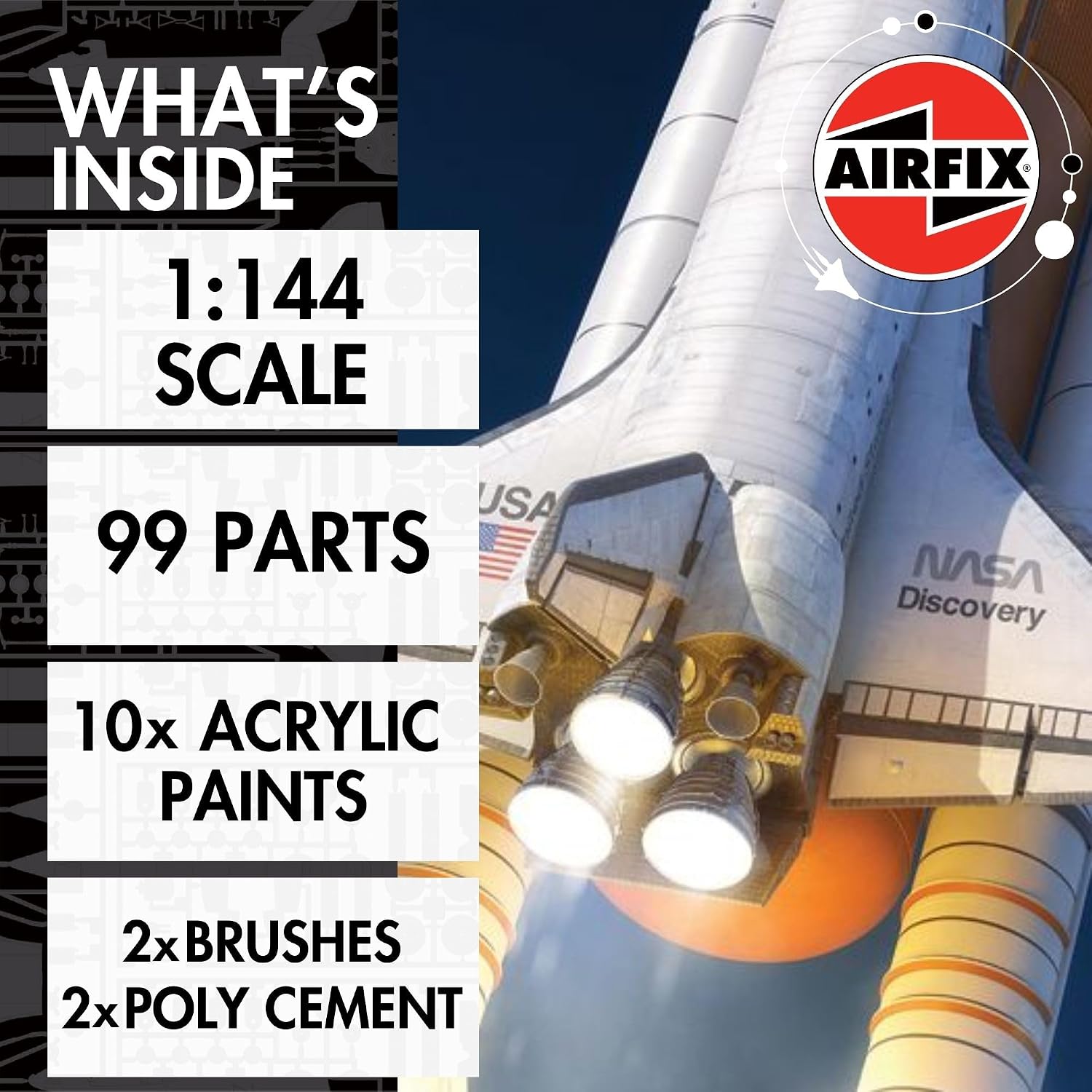 Airfix - 1/144 Gift Set Space Shuttle - Plastic Model Making - Scale: 1:144