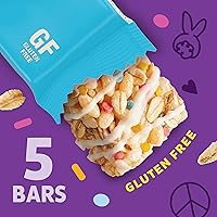 Vista 4 de Annie's Barras de granola masticables sin gluten, pastel de cumpleaños, 5 barras, 4.9 onzas