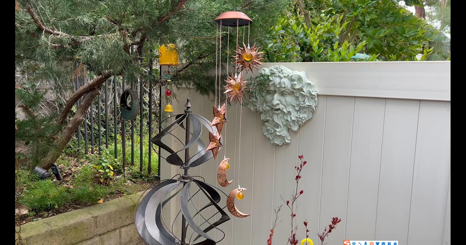 Amazon.com : Tryme Solar Wind Chimes for Outside with Sun Moon