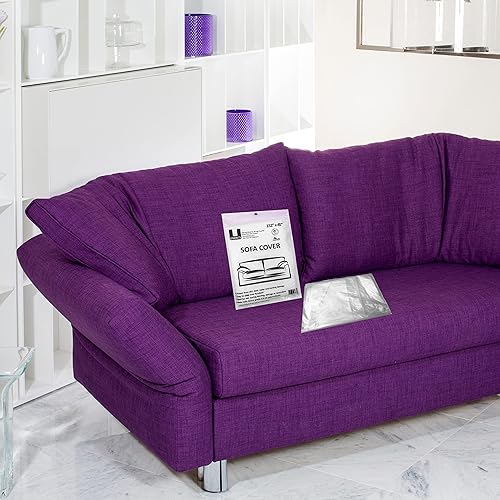 Miniatura 3 de Uboxes Fundas protectoras de poliéster para sofá, 152 x 45 pulgadas (paquete de 1)