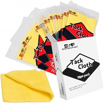 S&F STEAD & FAST Tack Cloths, 15 Pack, for Painting and Woodworking
