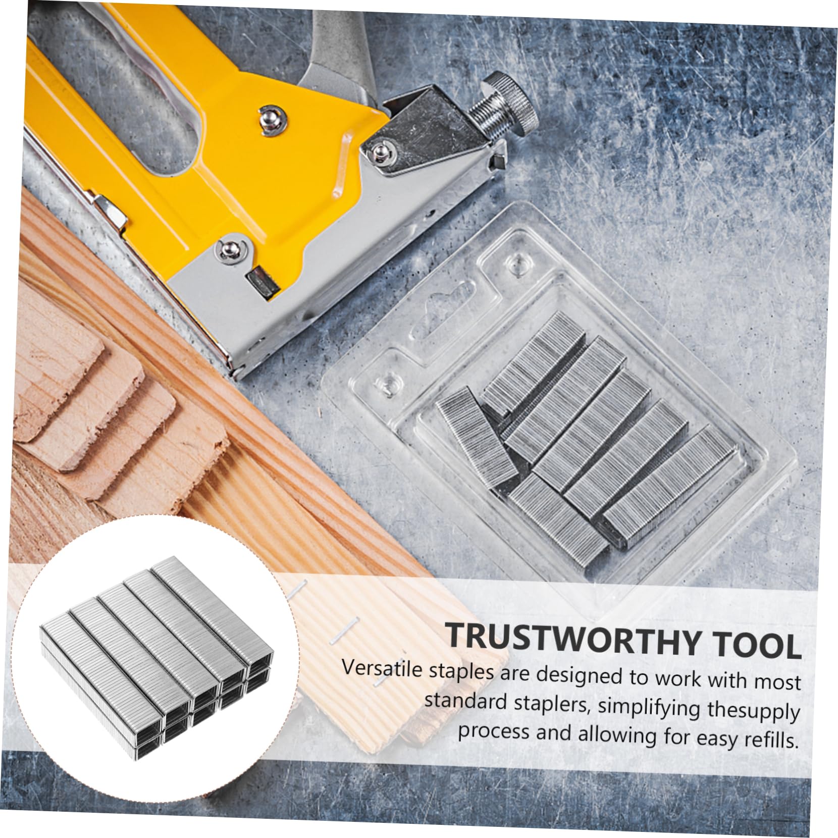 KALLORY Replacement Nails for Staple 5 Boxes /5000pcs Door- Nails for Finish Work