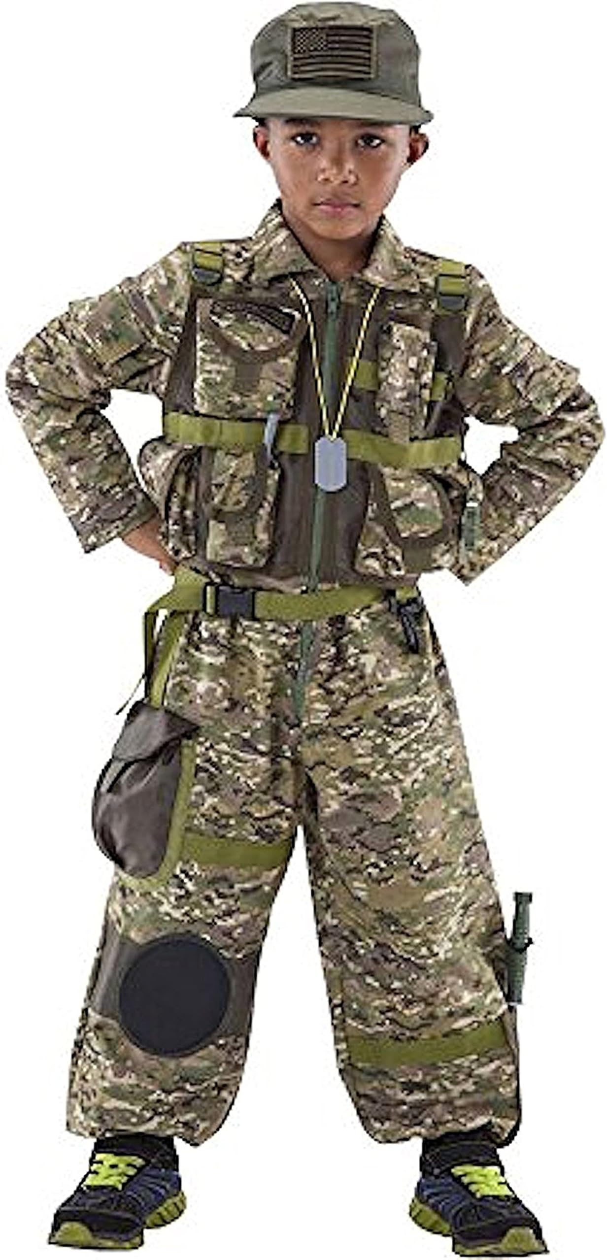 Teetot Boy's Special Forces Costume with Toy Accessories
