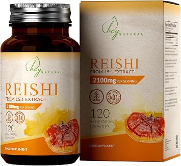 HN Reishi Mushroom, 120 Capsules, 2100mg 151 Extract Formula