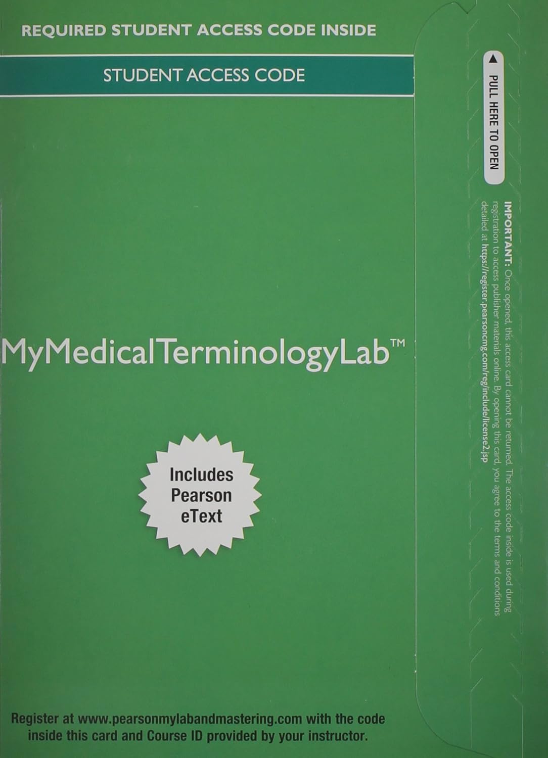 MyLab Medical Terminology with Pearson etext Access Card For