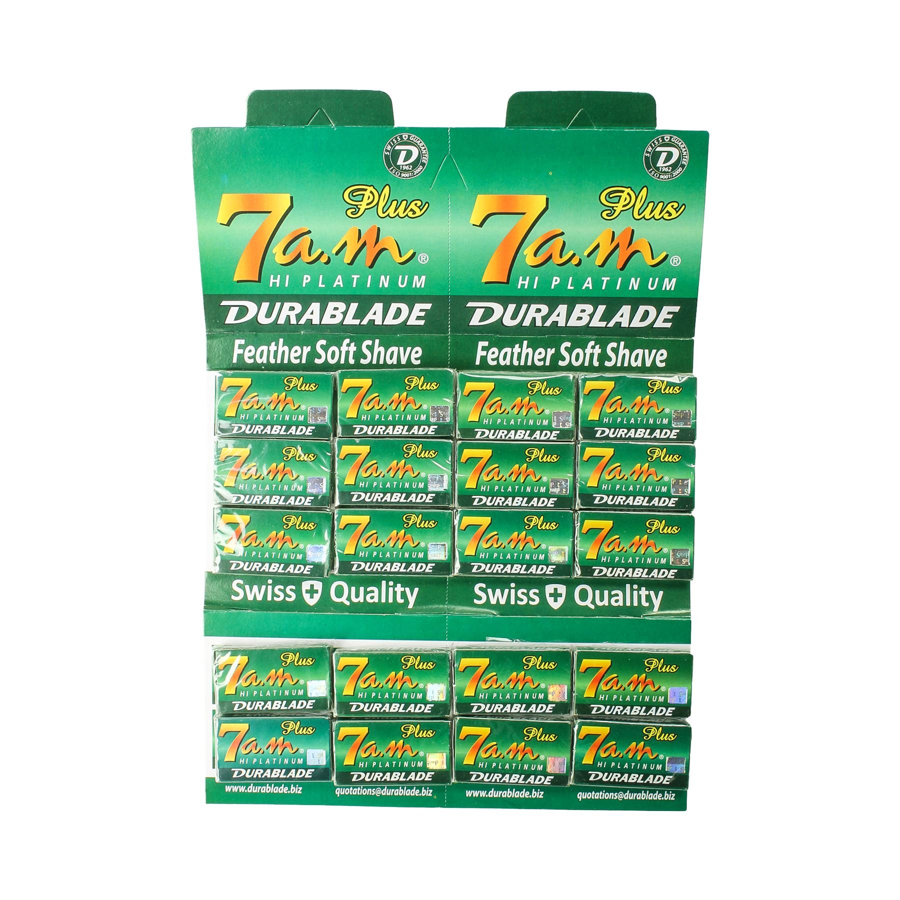 100 7A.M. Platinum Double Edge Safety Razor Blades