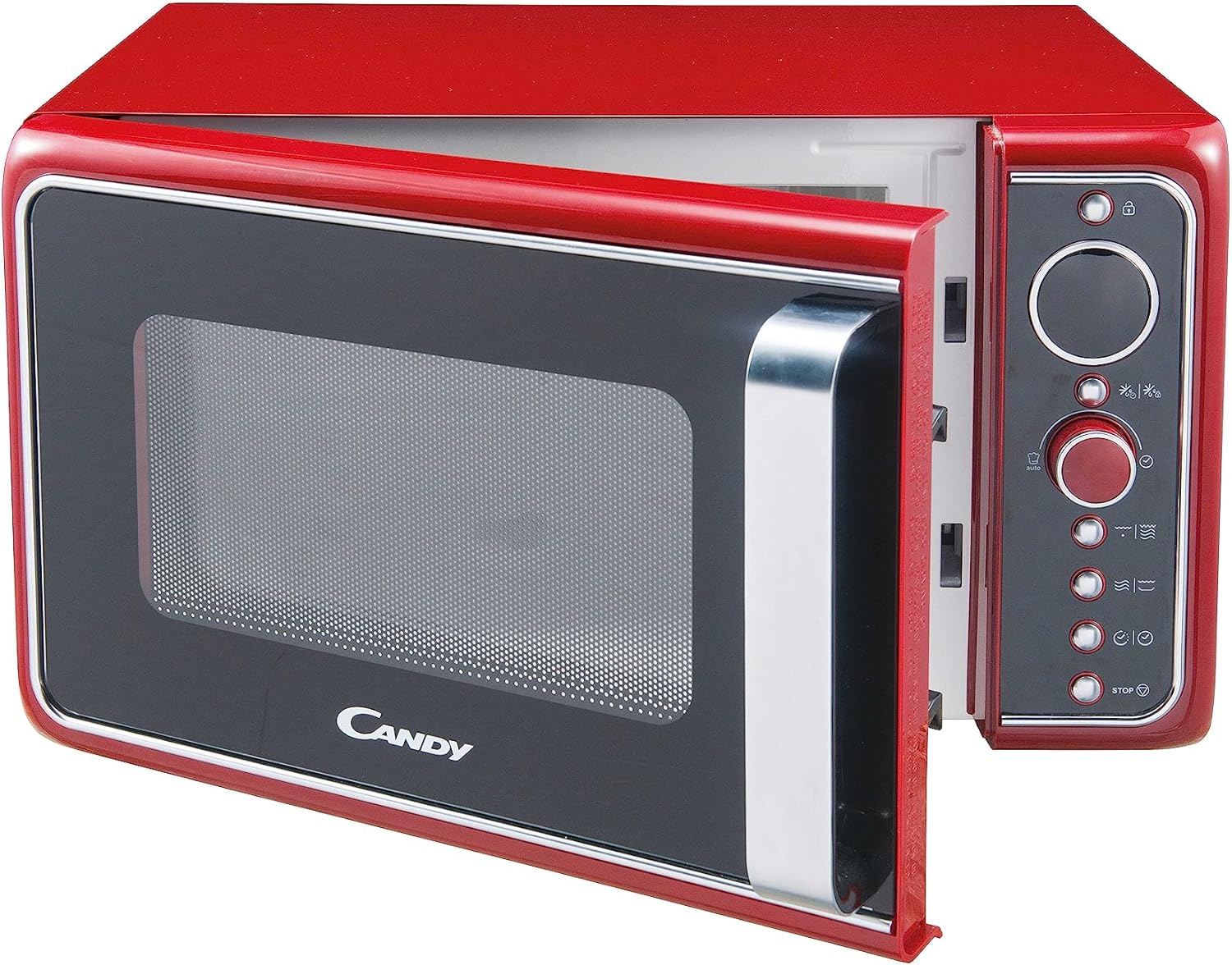 Candy Divo DIVO G25CR Forno a Microonde con Grill, 900 W, 25 Litri, App hOn, Ricette Automatiche, Programma Defrost, 48,3x42,5x28,1 cm, Rosso Candy Divo DIVO G25CR Forno a Microonde con Grill, 900 W, 25 Litri, App hOn, Ricette Automatiche, Programma Defrost, 48,3x42,5x28,1 cm, Rosso