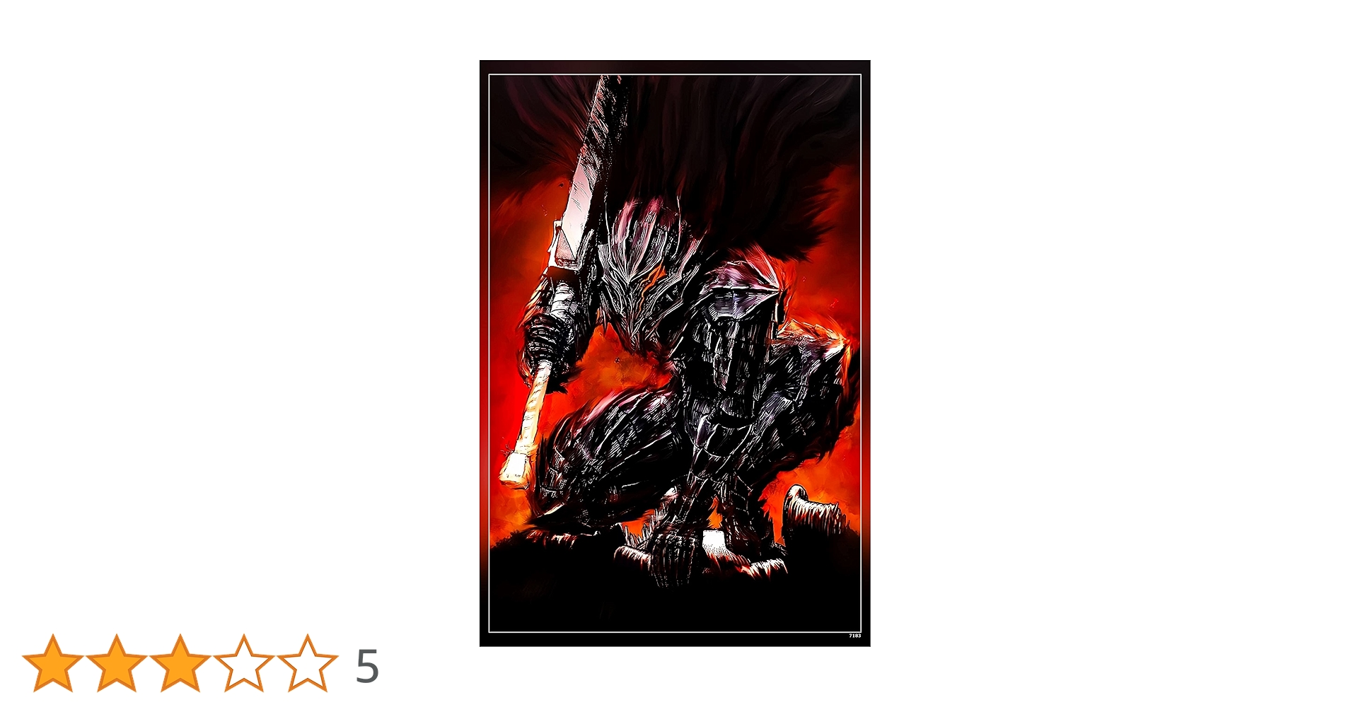 POSTERNEST Berserk Manga Series Poster Matte Finish Paper