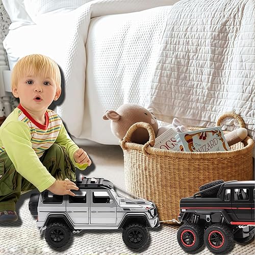 Miniatura 7 de Qcar Camioneta Vehículos Juguetes, Modelo de Metal Diecast Juguetes de Coche, Camiones de Juguete para Niños