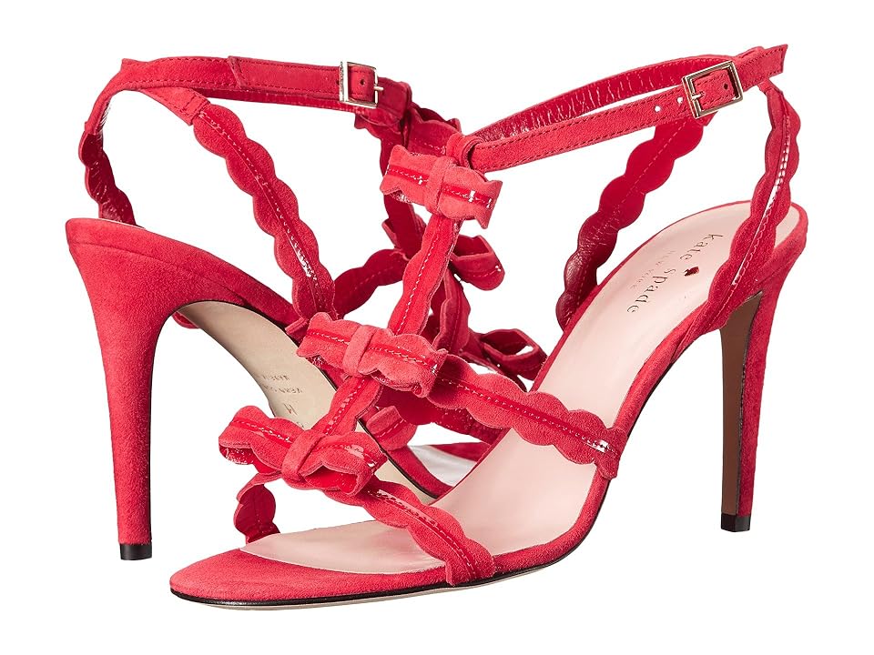 

Kate Spade New York Ilene (Poppy Red Kid Suede/Maraschino Red Patent) Women's Shoes