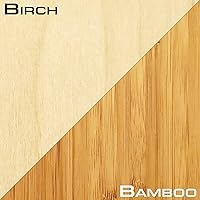 Vista 2 de Grassracks Estante vertical independiente de madera de abedul 4 tablas de surf, tablas de wakeboards 4 soportes de guitarra