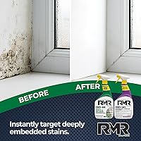 Vista 8 de RMR Brands Paquete de eliminación de moho y manchas de bricolaje, kit completo de eliminación de moho y prevención de moho, aerosol desinfectante