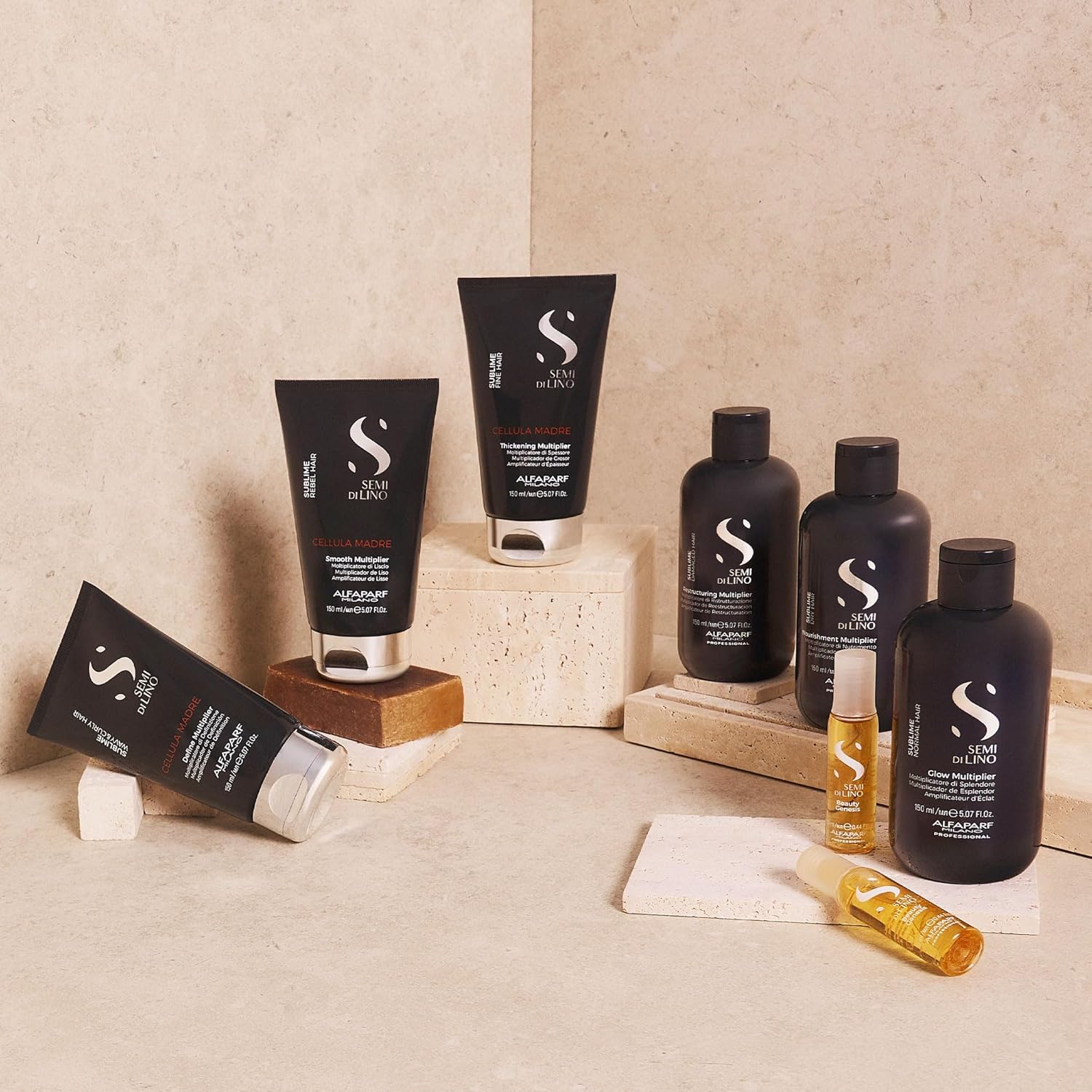 ALFAPARF MILANO Semi di Lino Sublime Cellula Madre Restructuring Multiplier for Damaged Hair - Repairs and Reconstructs for Healthy Hair - Protects and Enhances Cosmetic Color - (5.07 fl. oz.) - Image 8