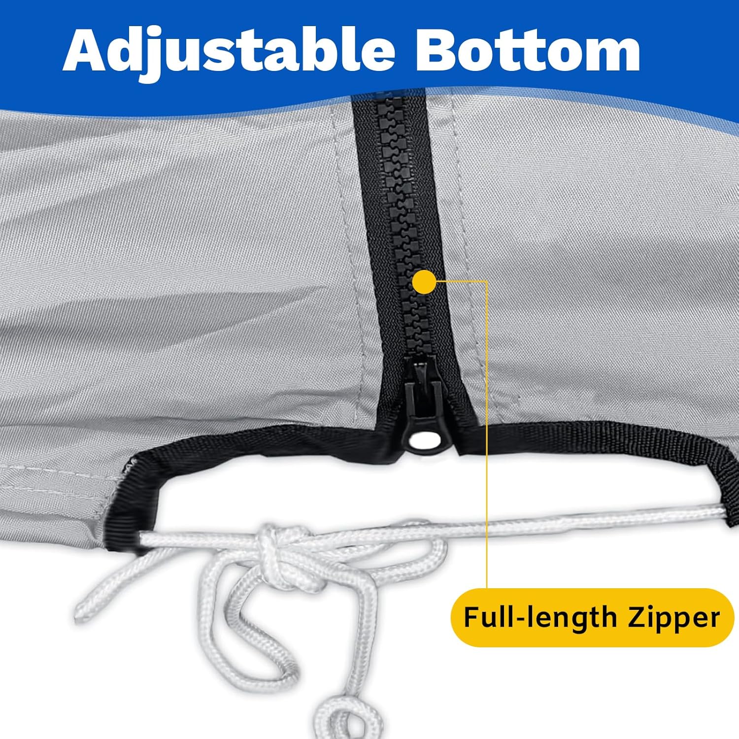 Marine T-Cover, Boat Console Top CoverOutdoor Marine Marine Grade Canvas Full Cover(Large 108" L x 85" W x 90" H)