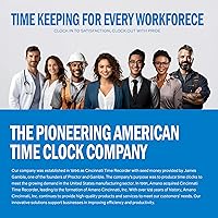 Vista 4 de Amano PIX-25 Digital Atomic Time Clock