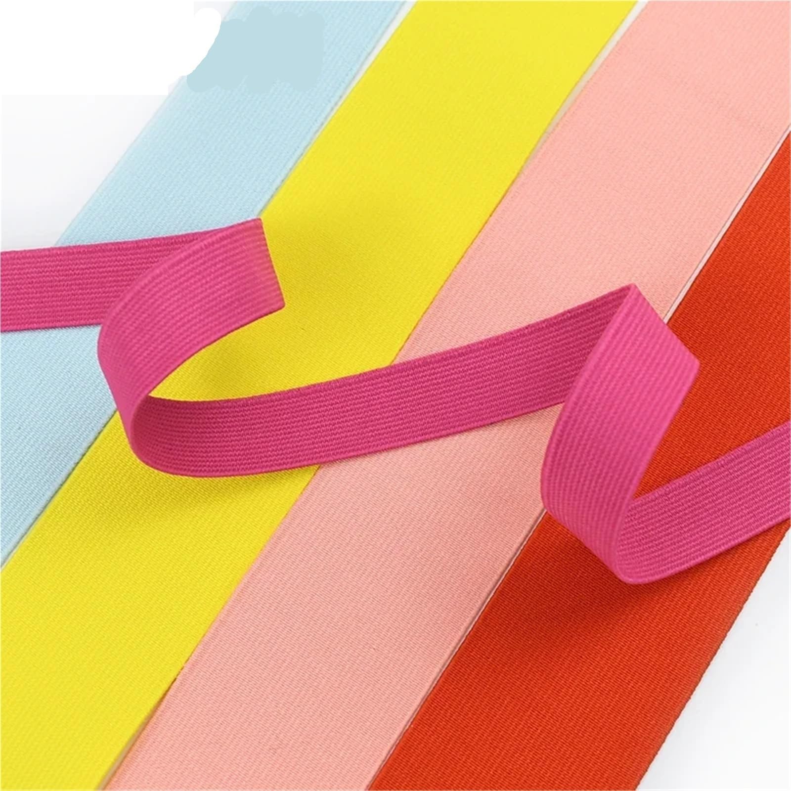 10 m 20-50 mm Elastici in Nylon for Cintura da Cucito, 1,2 di Spessore, Elastico for Abbigliamento, Decorazione, Nastro, Accessori Fai Te per La Cintura e i Polsini