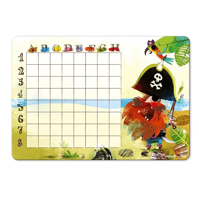 Foto 6 de 7 de Janod - Batalla Naval Piratas - Juego de Mesa Hundir la Flota - Desde 5 Años, J02835