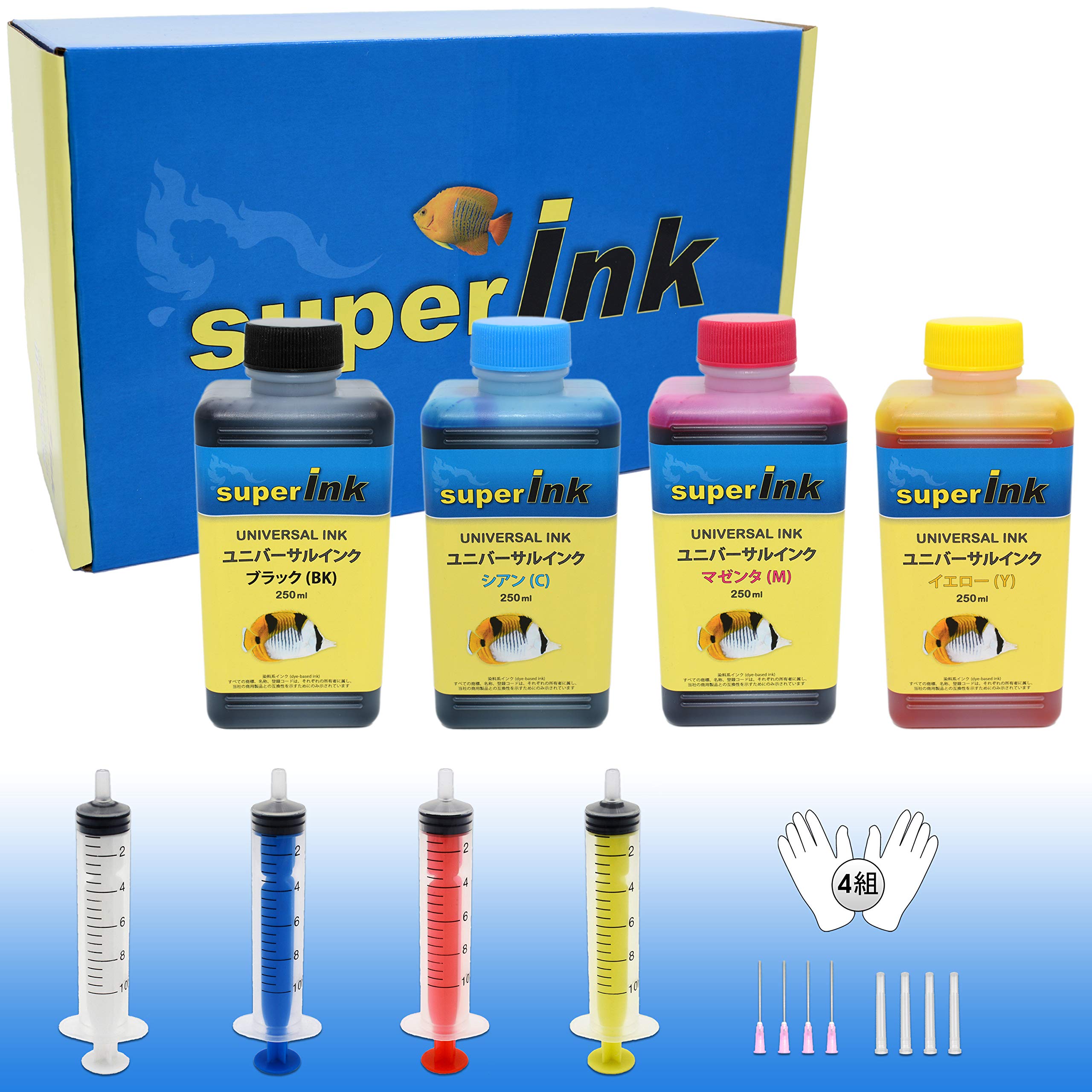Amazon.co.jp: (L) ラージ キット superInk ユニバーサルインク （染料
