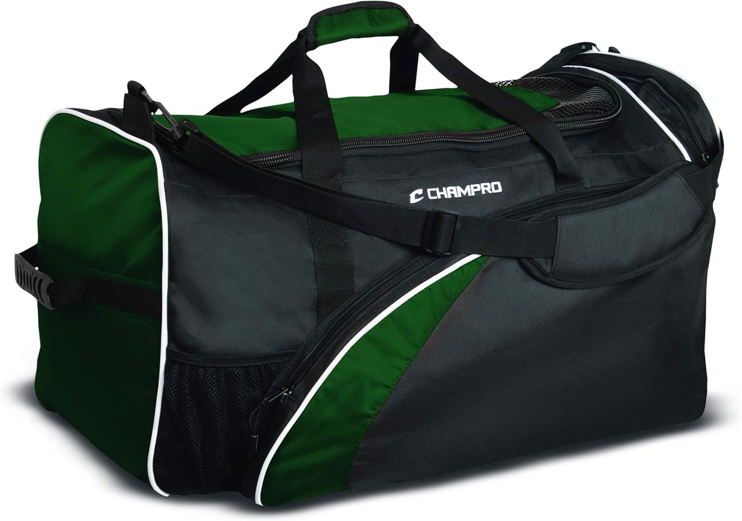 CHAMPRO Varsity Football Equipment Bag With Shoulder Carry Strap, Laundry and Helmet Bags