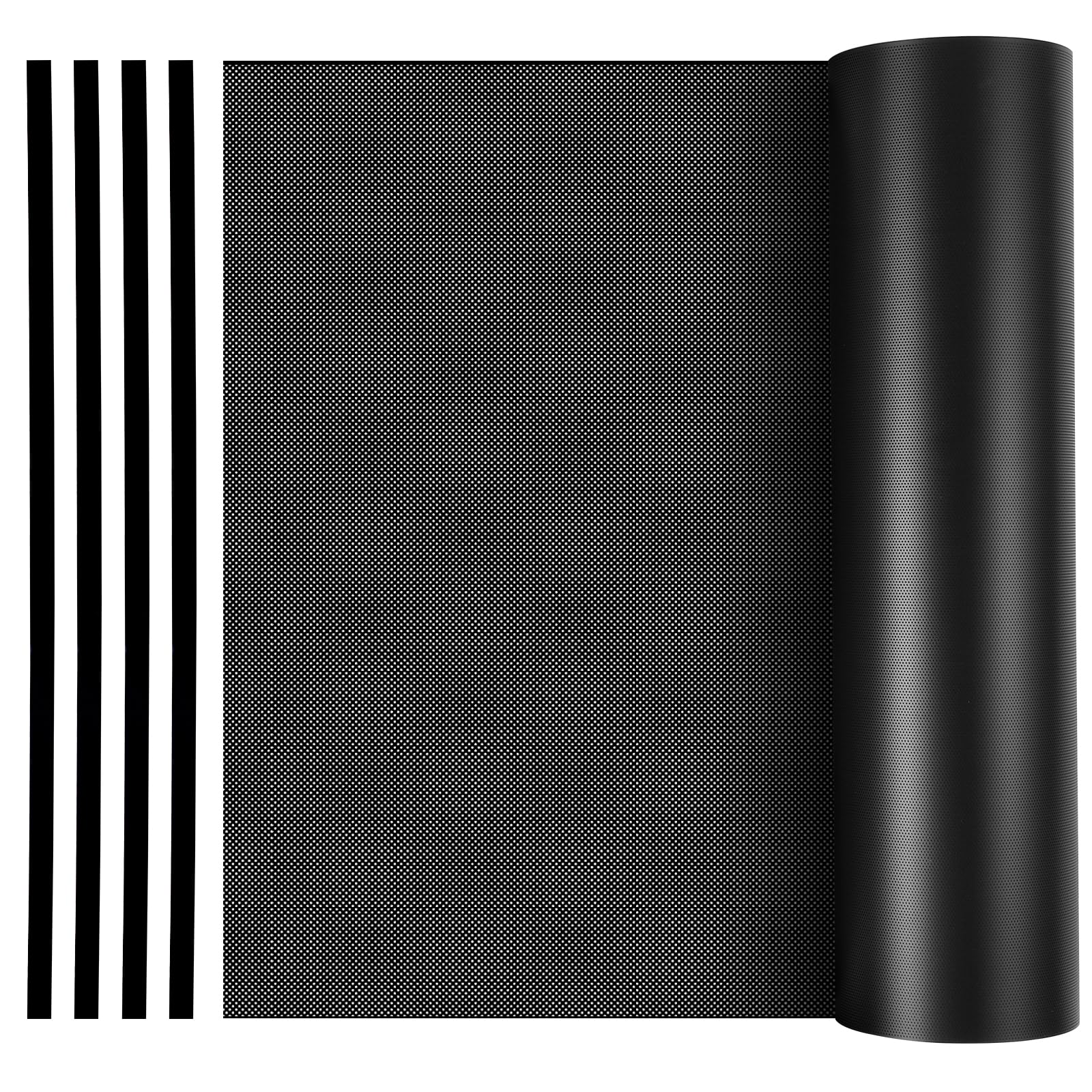 1 Stück 1000 x 300 mm DIY PC Gehäuse Staubfilter mit 4 Magnetstreifen, 0,5 mm hohes Luftstromloch PC Lüfter Mesh Filter Air Vent Covers PVC Computer Kühler Lüfter Staubfilter