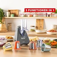Moulinex Fresh Express DK855HE0 elektromos zöldségreszelő 5 az 1-ben szürke 7