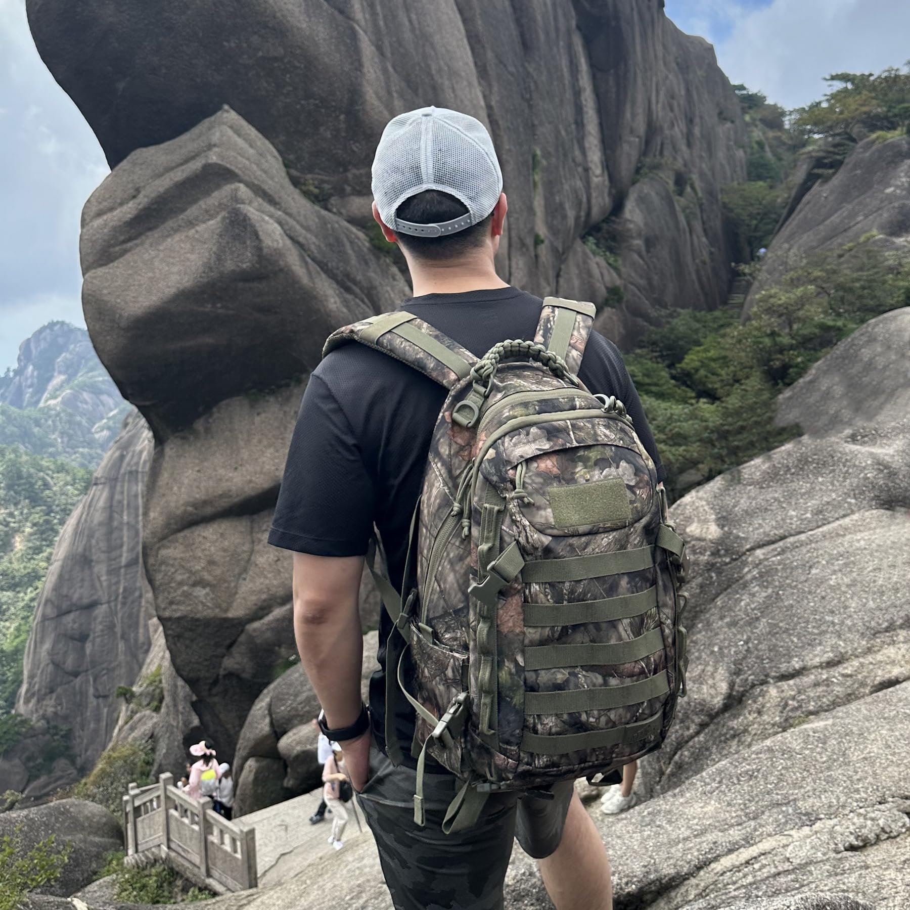 APRILBAY Forest Tree Camouflage Tactical Backpack Hunting Backpack-Camo Backpack - Hiking, Hunting, Fishing, Camping Backpack