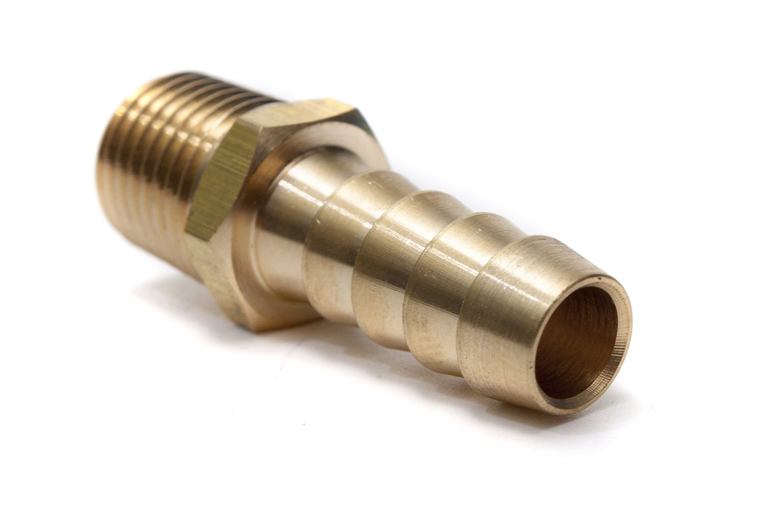 LTWFITTING Red Brass Pipe Fitting, Nipple, 3/4 Inch NPT Male X 5 Inch - View #2