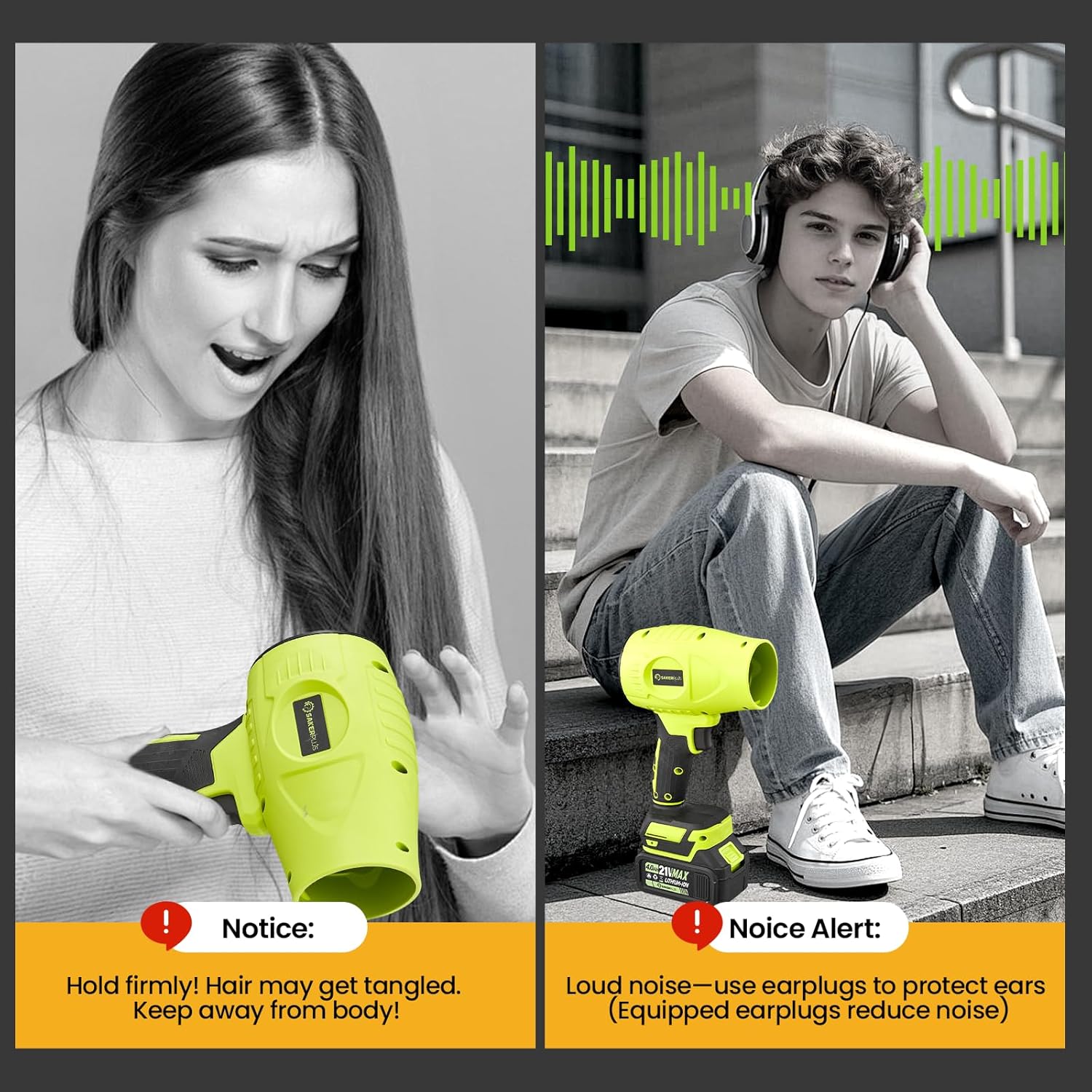 Portable Dust Cleaner, Cordless Leaf Blower with 2 Batteries, 21V 4.0Ah Electric Handheld Blower, 3-Speed Adjustable,Mini Lightweight Leaf Blower for Yard, Patio, Garage, Car (Green)