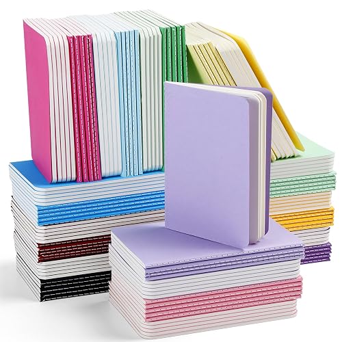 Jeffbaubl 60 Pack Notebooks Bulk, Pocket Notepads, 3.5 x 5.5