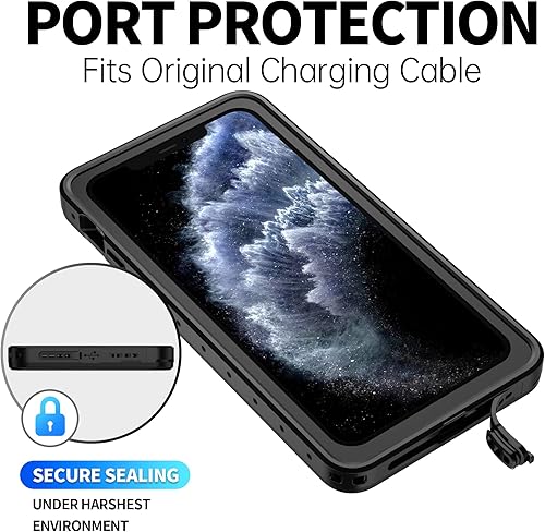 Miniatura 8 de BEASTEK NRE Series - Funda impermeable para Apple iPhone 11 Pro, a prueba de golpes, con protector de pantalla integrado, funda protectora