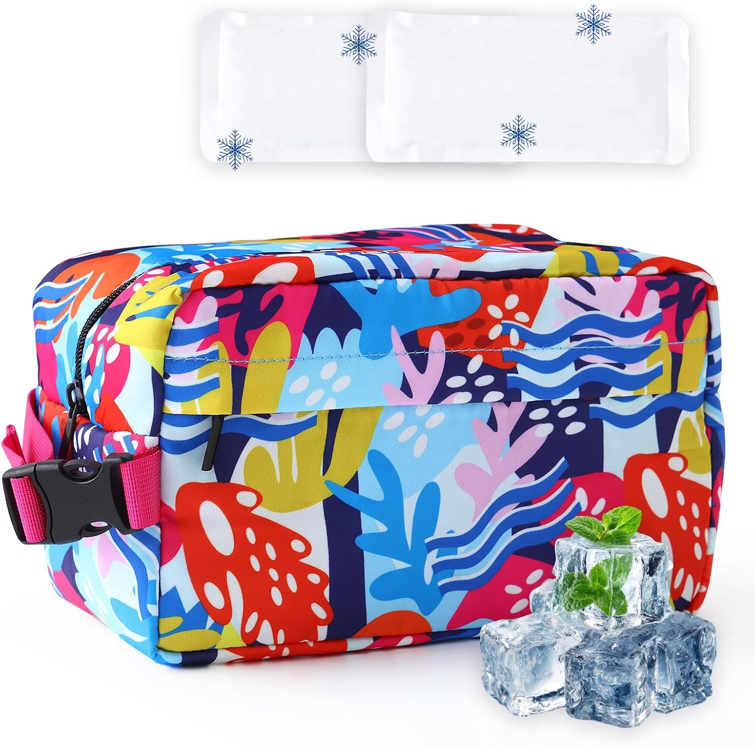 Leakproof Freezable Snack Bag Reusable Cooler Insulated Lunch Box